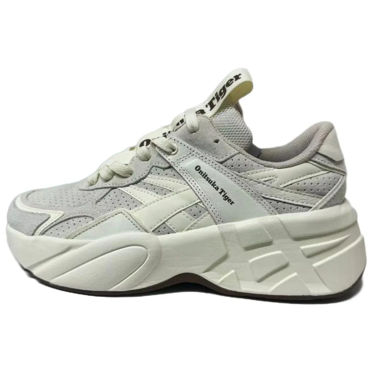 Onitsuka Tiger Height Increasing Low top Casual Shoes Unisex Ecru