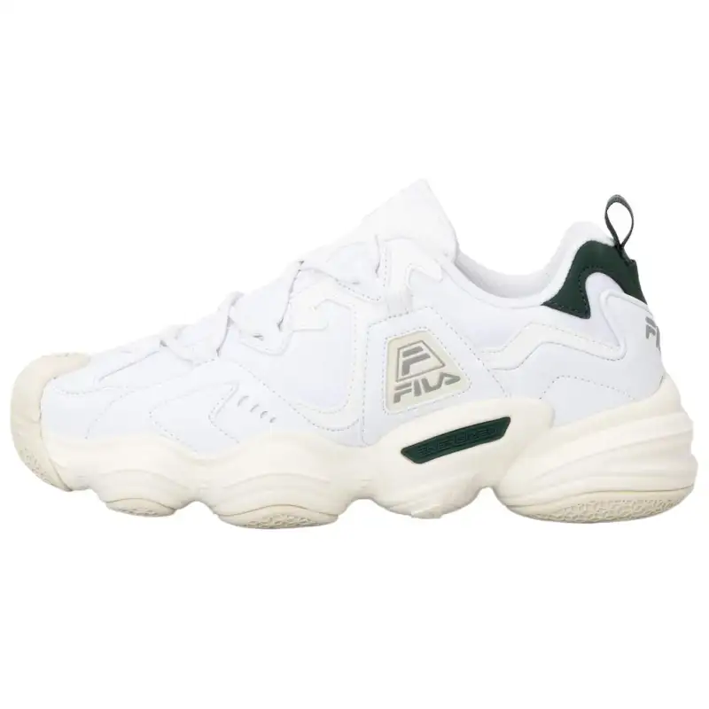 FILA Floater Synthetic Leather Lightweight Low top Casual Shoes Women's White
