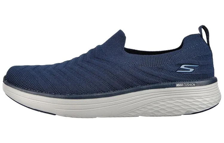 Skechers Max Cushioning Fabric Low top Casual Shoes Women's Marine Blue