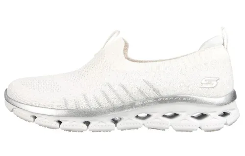 Skechers Glide Step Casual Shoes Women's Low Top White/Silver