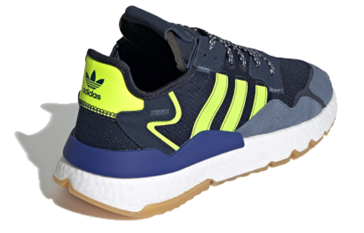Кроссовки adidas originals Nite Jogger (зелено-синие) — Зелёный / синий — фото 4