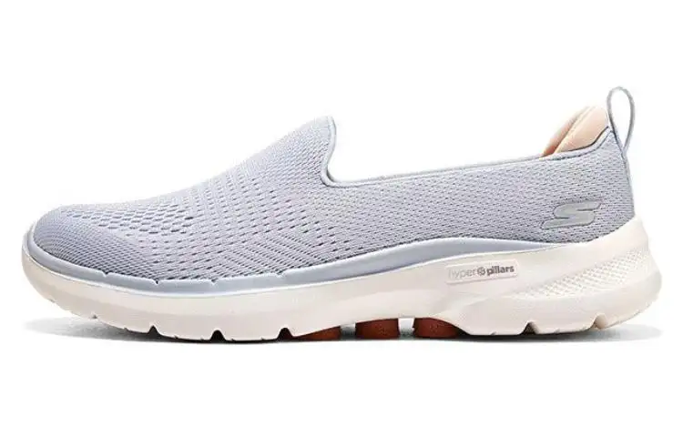 Skechers Go Walk 6 Slip In Fabulous View 'Light Grey Pink' Women's