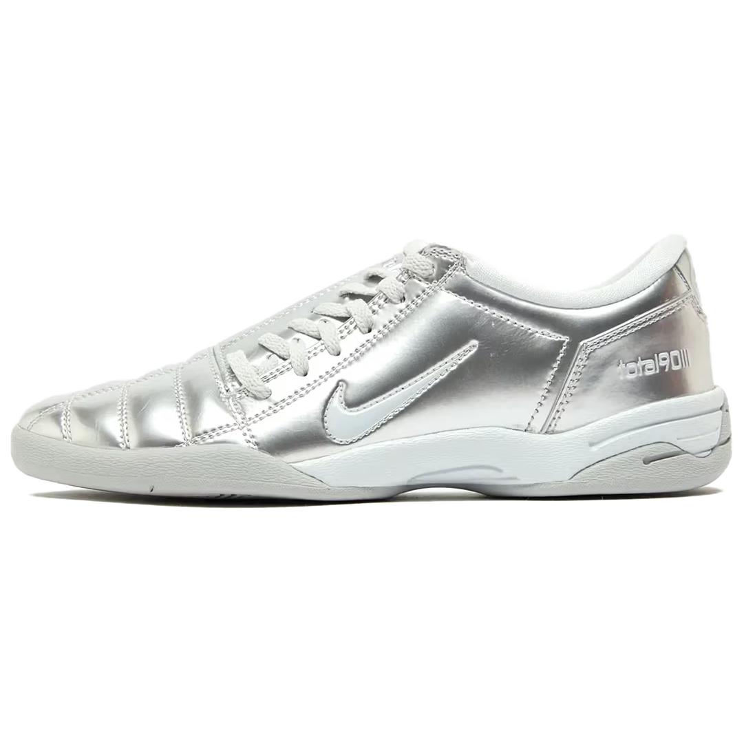 Nike Total 90 IIl SP comfortable and versatile non-slip football shoes for women silver