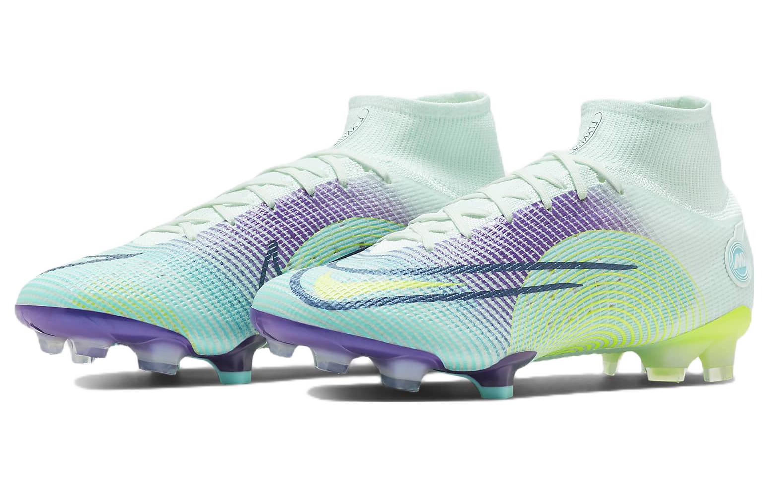 Мужские кроссовки Nike Mercurial Superfly 8 14 Elite FG (голубой) — фото 3