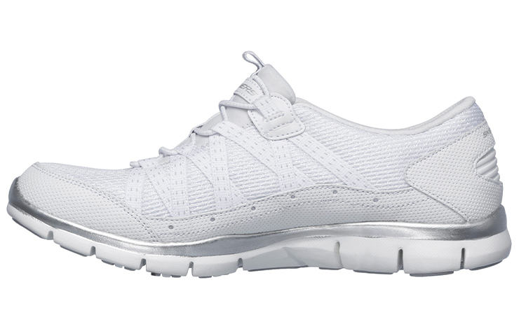 Skechers Gratis Low Top Running Shoes White Women's