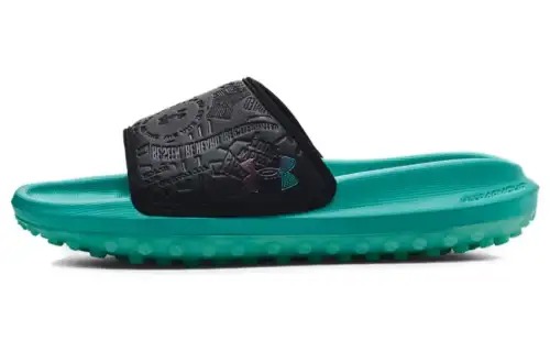 Under Armour Summit Fat Tire Sway Ua Sports Slippers Unisex Black Green