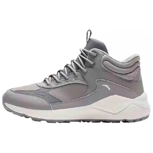 Anta Life Collection Waterproof And Warm High top Casual Shoes Men's Pigeon Gray