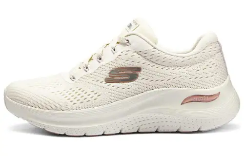 Skechers ARCH FIT 2.0 Mesh Low top Casual Shoes Women's Beige