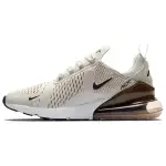 Nike Air Max 270 Comfortable Cushioning Breathable Low top Casual Shoes Unisex Beige