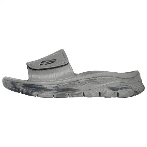 Skechers Arch Fit Slide Slippers Men's Gray