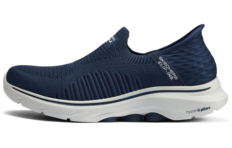 Skechers GO WALK 7 Mesh, Textile Cushioning Breathable Lightweight Low top Casual Shoes Men’s Marine Blue