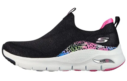 Skechers Arch Fit Casual Shoes Women's Low Top Black/Pink