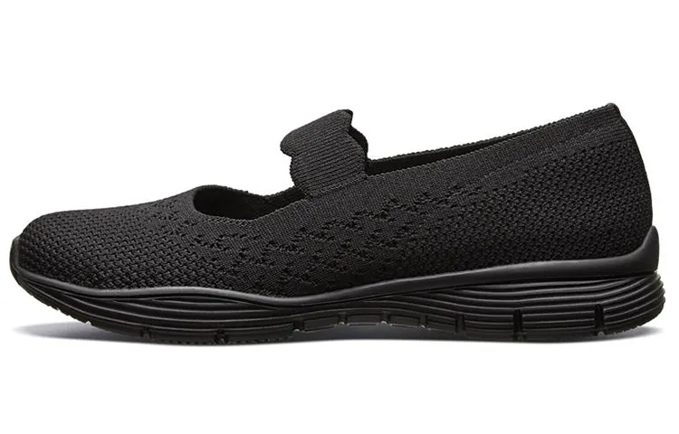 Skechers Seager Slip on Shoes Black Women's