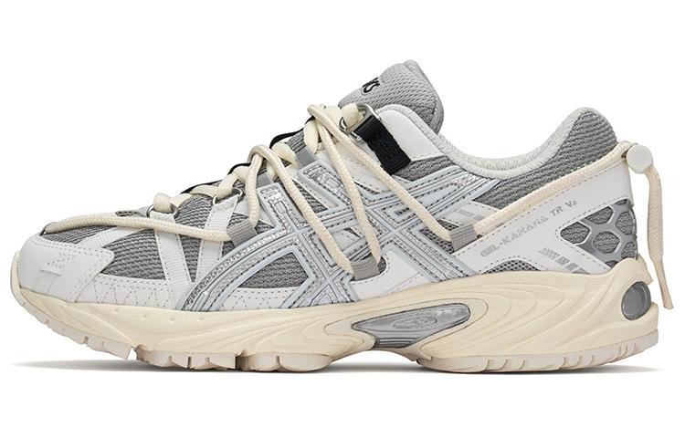 ASICS Gel-Kahana TR V2 mesh outdoor function comfortable sports technology futuristic Y3K trendy and versatile low-top lifestyle casual shoes men and women same style gray white