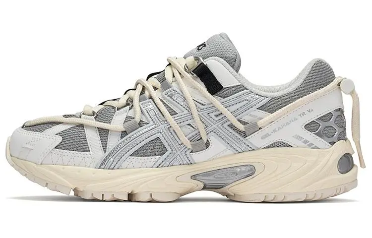 ASICS Gel Kahana TR V2 Mesh Cushioning Breathable Lightweight Low top Casual Shoes Unisex Gray White