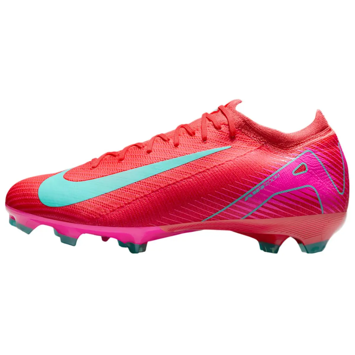 Nike Mercurial Vapor 16 Pro FG Firm Ground Slip Resistant And Breathable Soccer Shoes Unisex Red