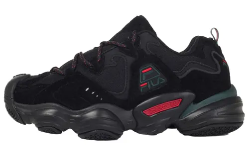 FILA Floater Textile, Synthetic Leather Comfortable Abrasion Resistant Breathable Low top Casual Shoes Unisex