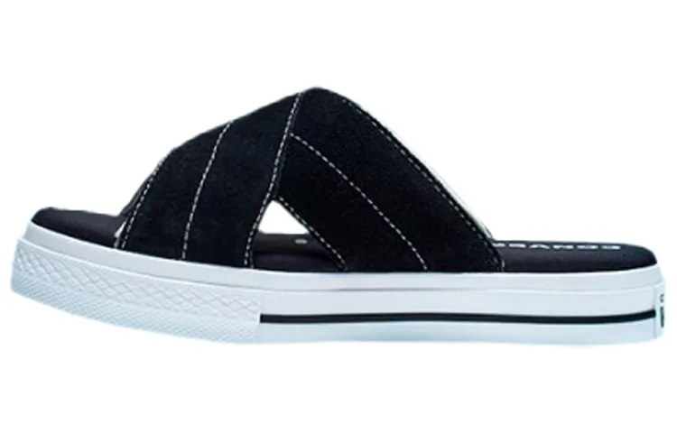 One Star Sandal Wmns Converse Slip 'Black White' Women's