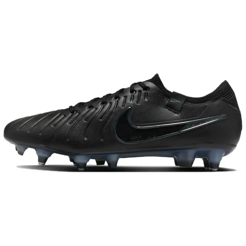 Nike Tiempo Legend 10 Slip Resistant Slip Resistant Soccer Shoes Unisex Black