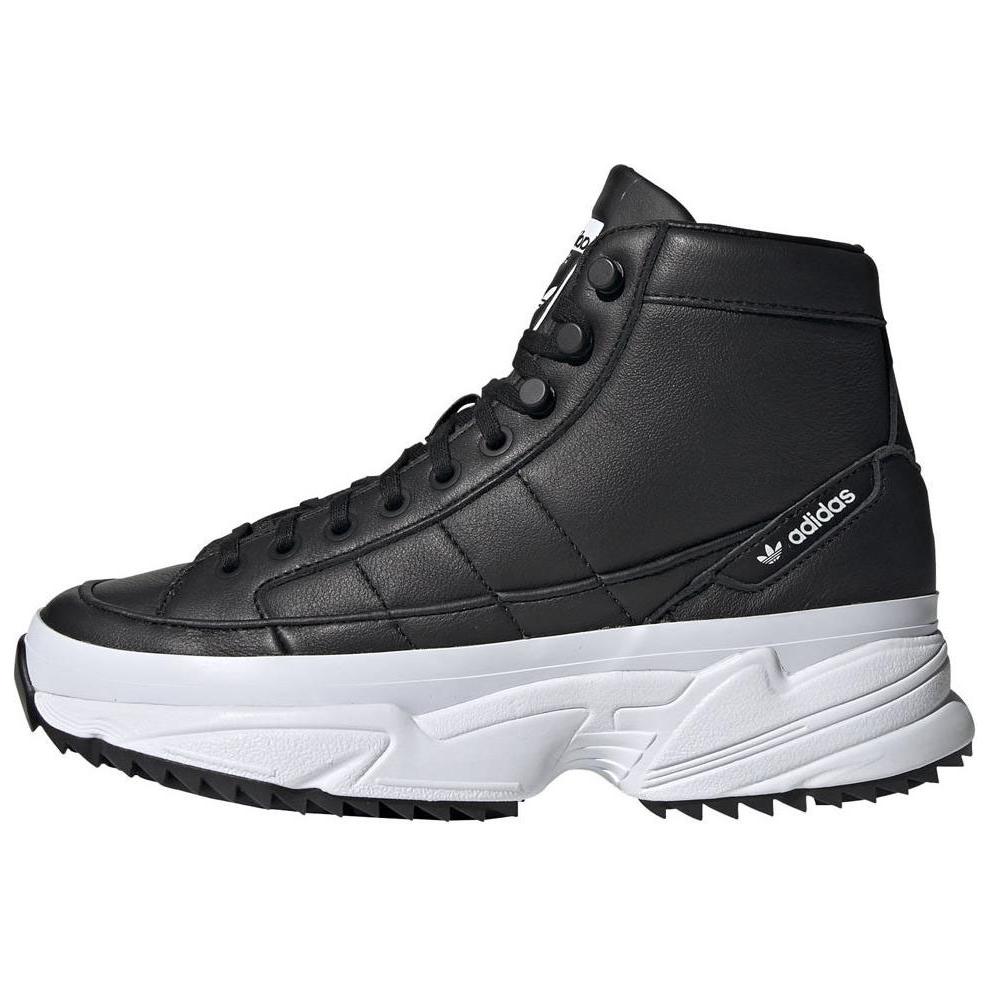 Женские ботинки adidas Originals Kiellor Xtra (черно-белые) — Чёрный / белый — фото 1