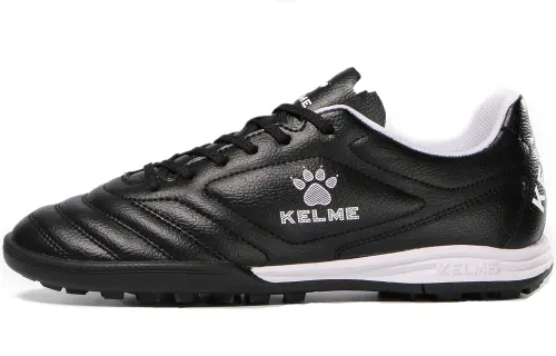 KELME Youth Training Collection TF Turf Artificial Turf Pu Soccer Shoes Unisex Black