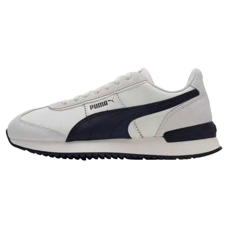 PUMA R78 Retro Cushioning Lightweight Low top Casual Shoes Unisex White Black