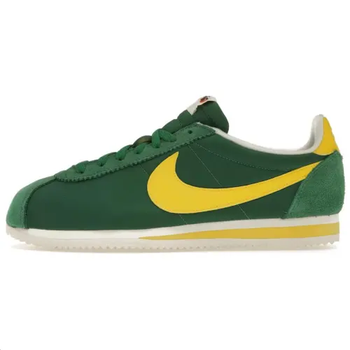 Nike Classic Cortez Pine Green/Opti Yellow