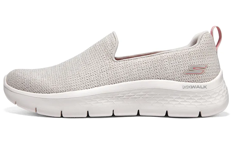Skechers Go Walk Fle Abrasion Resistant Low top Casual Shoes Women's Light Gray