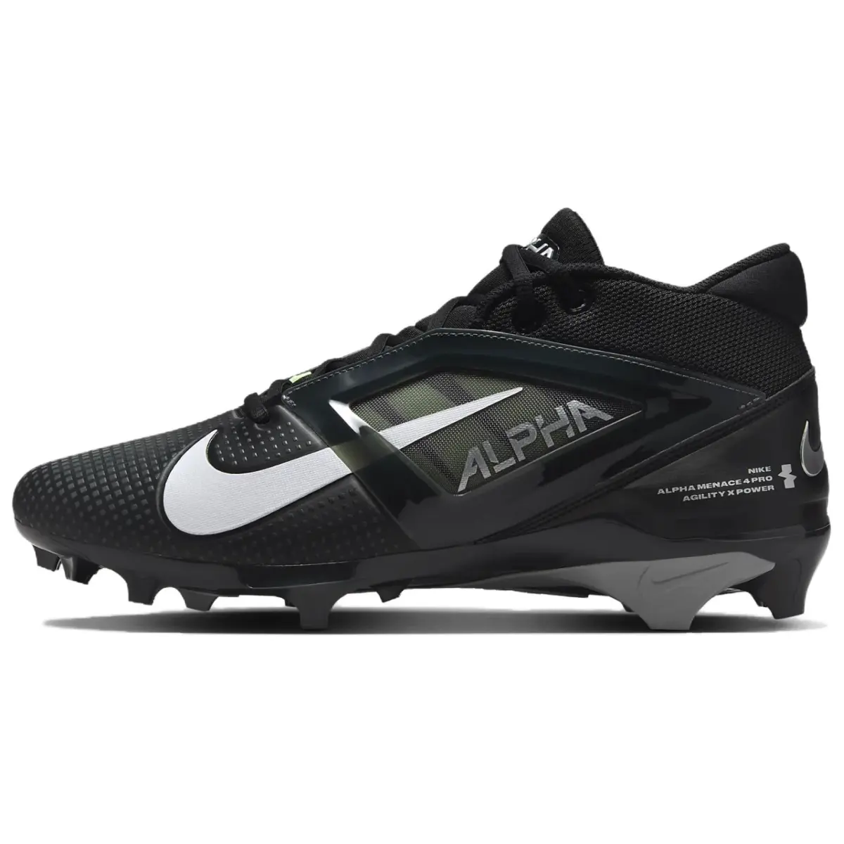 Nike Alpha Menace 4 Pro Black Light Smoke Grey White