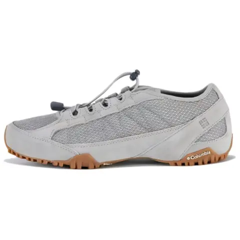 Columbia Fabric Slip Resistant Abrasion Resistant Slip Resistant Abrasion Resistant Low top Casual Shoes Men's Gray