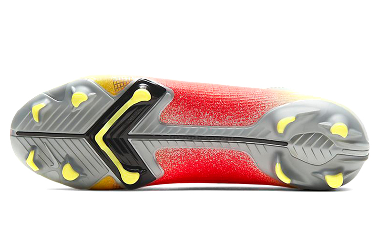 Мужские кроссовки Nike Mercurial Superfly 8 14 Academy MDS MG (серебристо-желтый) — 白/亮橙/金属银 — фото 6