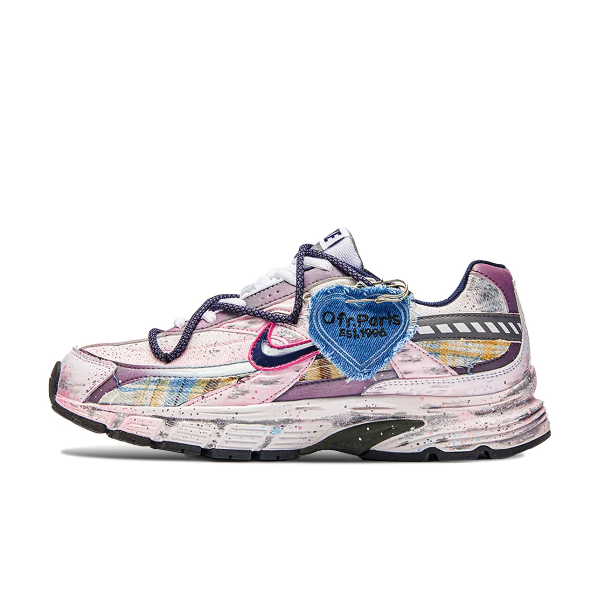Nike Initiator Enlightenment, Multicolor Plaid Abrasion Resistant Abrasion Resistant Low top Casual Shoes Unisex