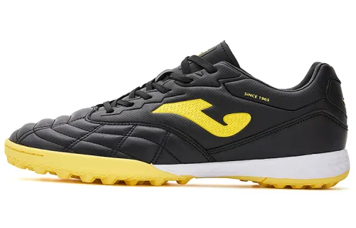 Joma Liga T1 Tf Turf Slip Resistant Abrasion Resistant Soccer Shoes Men's Black Yellow