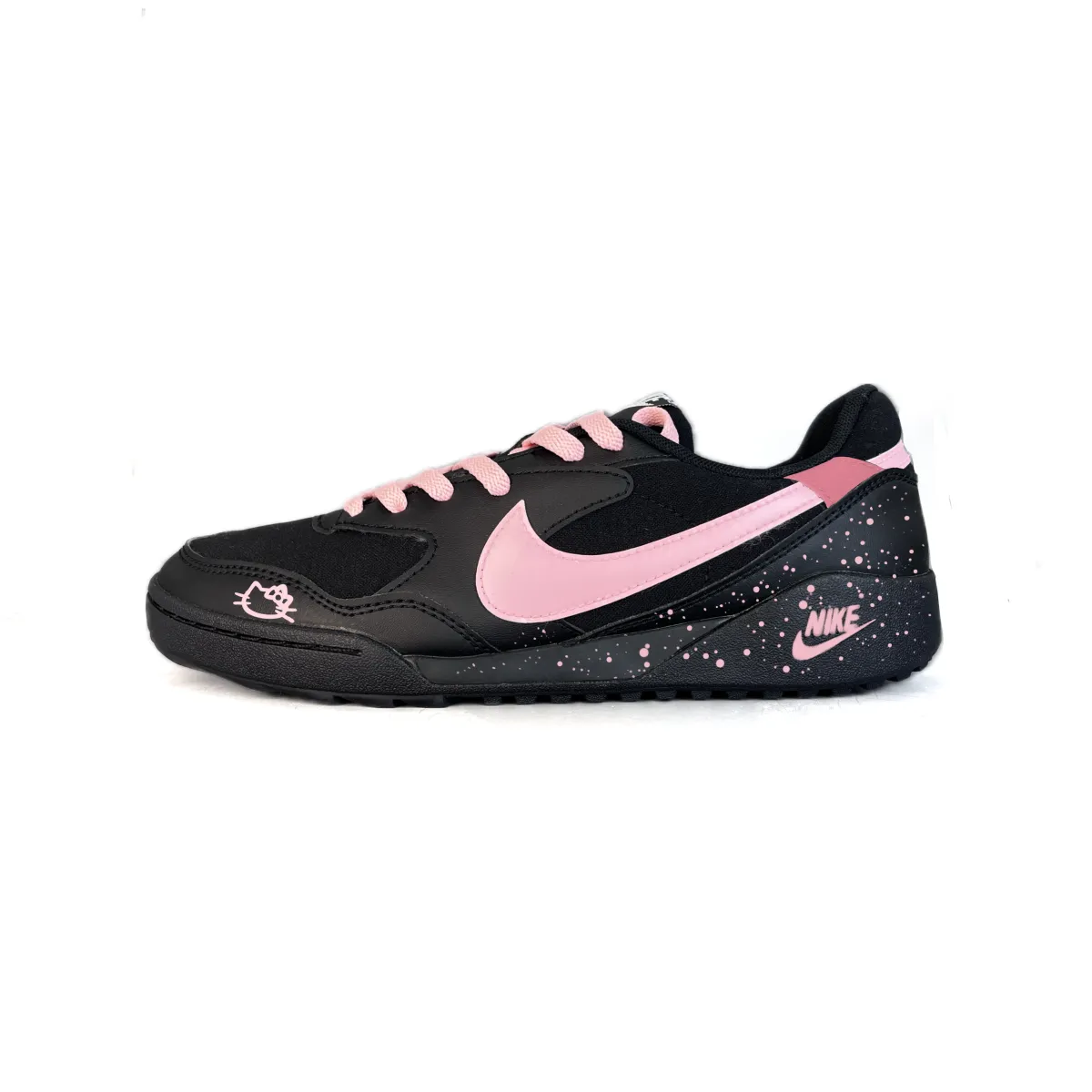 Nike Terra Manta Slip Resistant Abrasion Resistant Low top Casual Shoes Unisex Black Pink