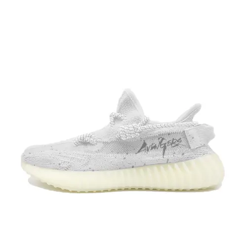 Adidas Originals Yeezy Boost 350 V2 Coconut Milk Ash Fabric Slip Resistant Abrasion Resistant Low top Casual Shoes