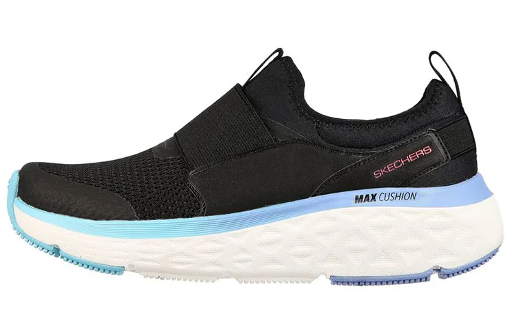 Skechers Max Cushioning Delta Low top Casual Shoes Women's Black Blue