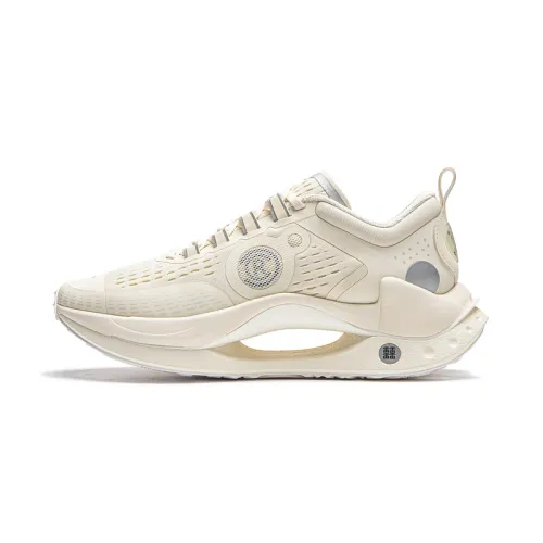 Li Ning Shadow CRC Slip Resistant Abrasion Resistant Low top Casual Shoes Men's Light Antique Yellow