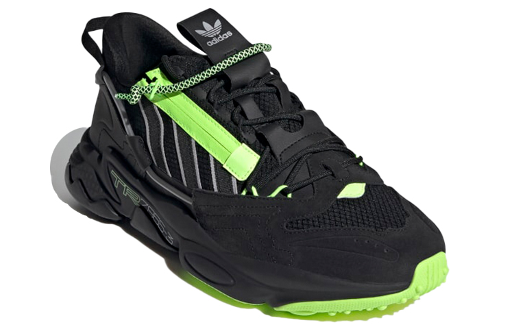 Кроссовки adidas originals Ozweego Zip (черные) — фото 3