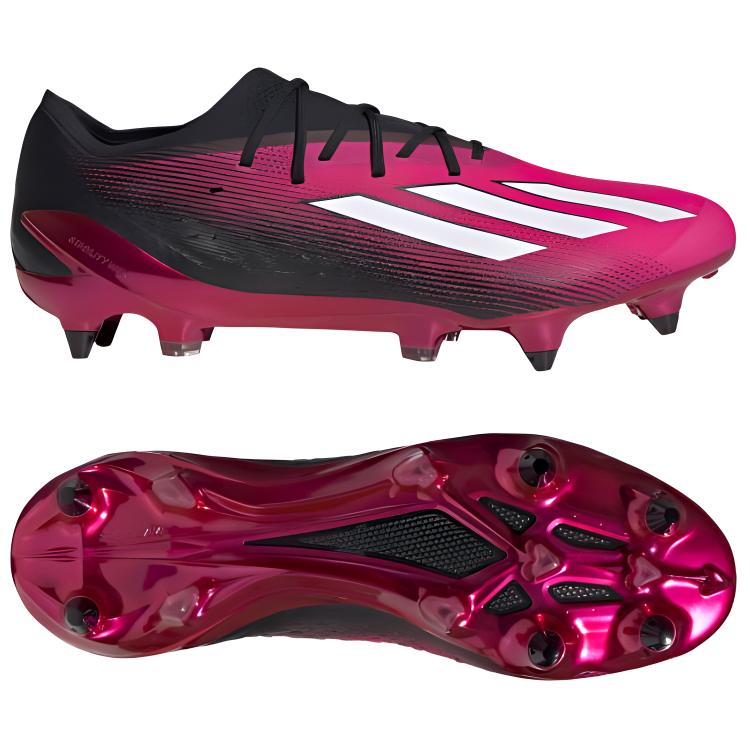 Adidas X Speed Portal.1 Slip Resistant Abrasion Resistant Soccer Shoes Unisex Black