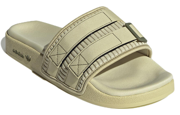 Шлепанцы adidas Adilette 2.0 Pride (бежевые) — фото 3