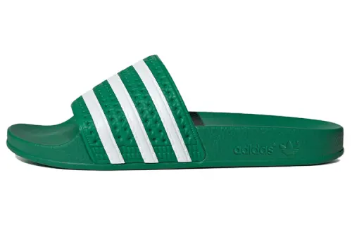 Adidas Adilette Slides Green Cloud White Women's
