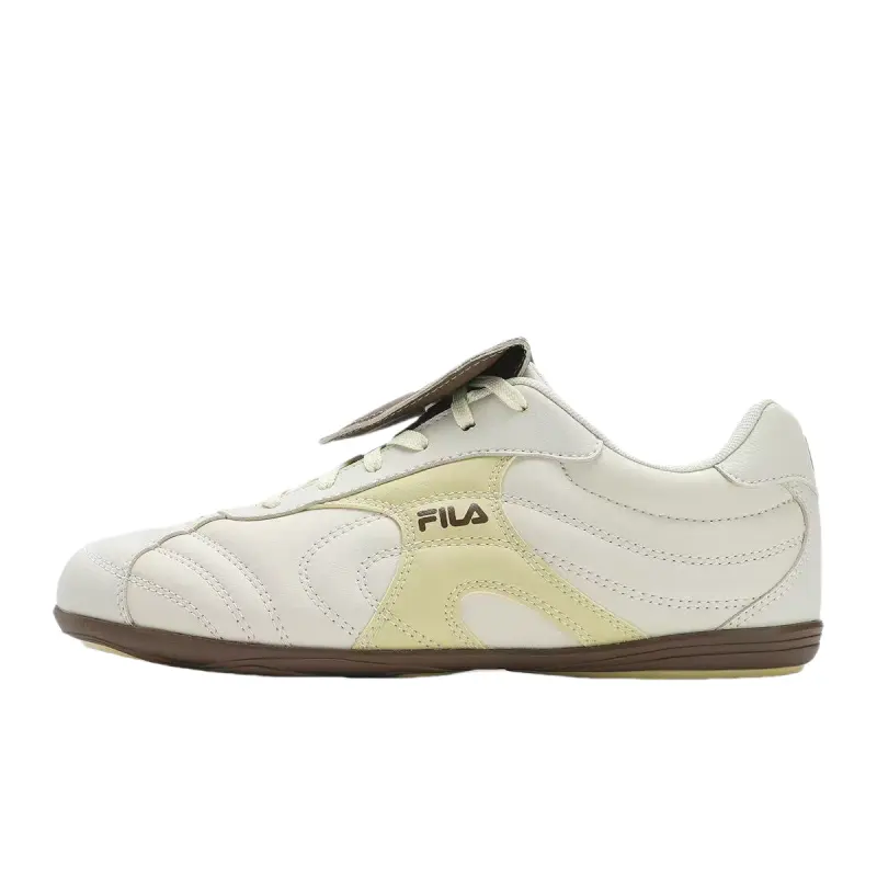 FILA LIPPER Water Dance Shoes Abrasion Resistant Rebound Low top Casual Shoes Women's Beige Yellow