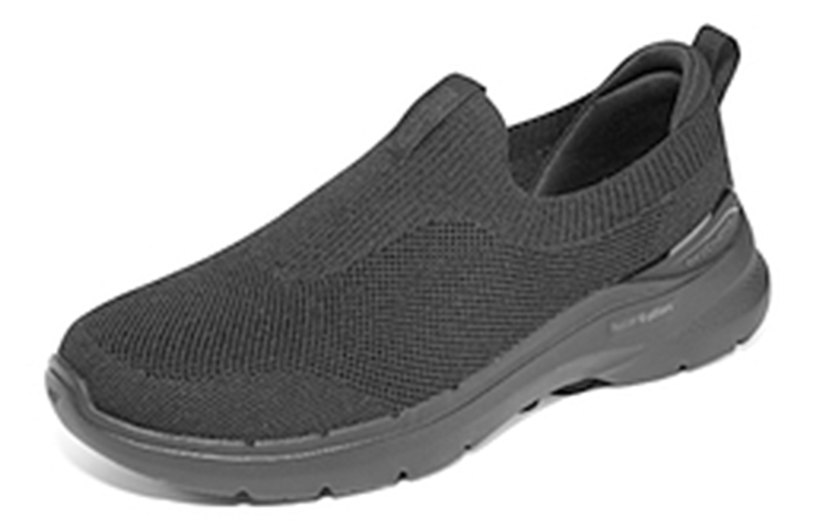 Skechers Go Walk 6 Warnock Mens Slip On ‘Black’