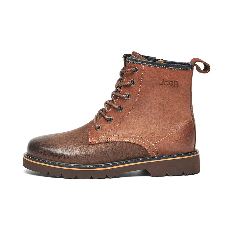 Мужские ботинки Jeep Work Boots (темно-коричневые)