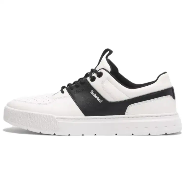 Timberland Maple Grove Comfortable Slip Resistant Abrasion Resistant Low top Casual Shoes Men's White Black
