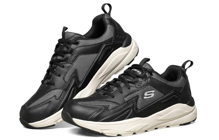 Мужские кроссовки Skechers Verrado (черно-белые) — фото 3