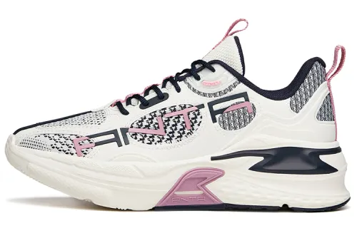 ANTA Casual Shoes Women's Low Top Anta White/Deep Blue Black/Plain Fuchsia