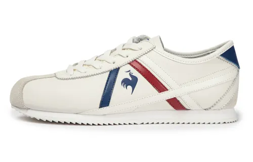 Le Coq Sportif Leather Cushioning Slip Resistant Abrasion Resistant Lightweight Low top Casual Shoes Unisex