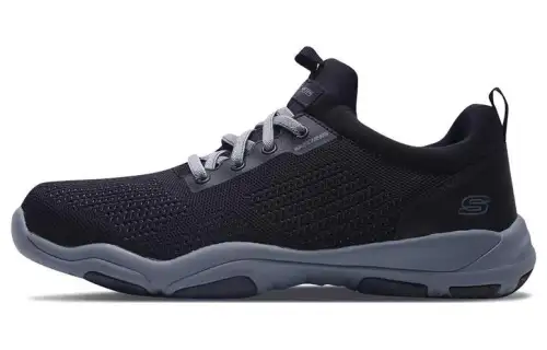 Skechers Larson Low top Sports Casual Shoes Black Gray