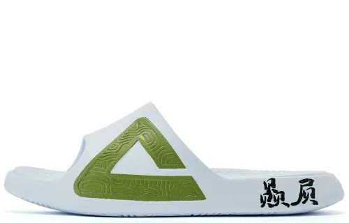 IDX x PEAK Statistic Sandals Slide Slippers Women's White Green